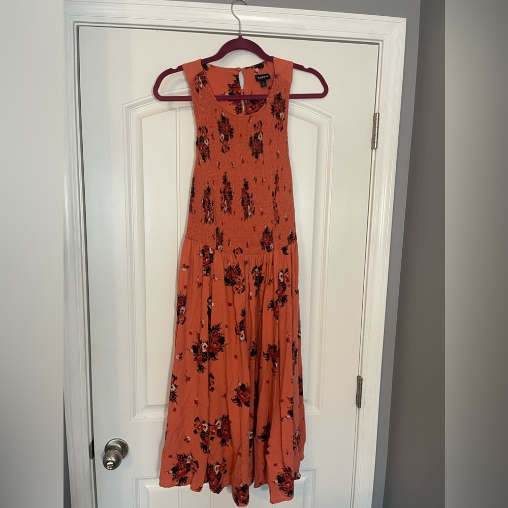 Torrid Midi Dress sleeveless buttons on back